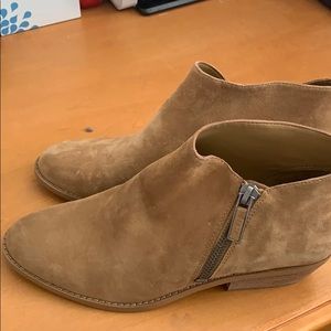 NWOT suede booties